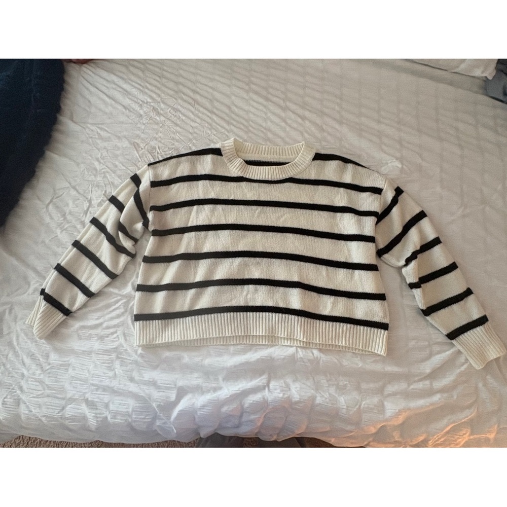 Striped Black and White Sweater